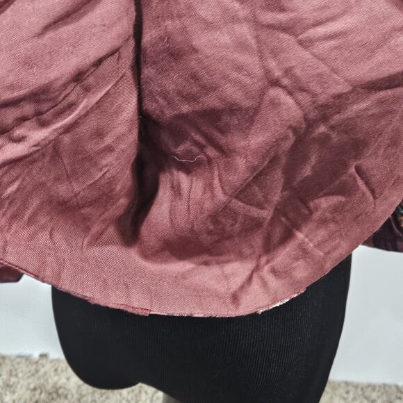 Hippie Boho Patchwork 80s Artsy Deco Phool Vintage Velvet Satin Jacket Large - Picture 11 of 13